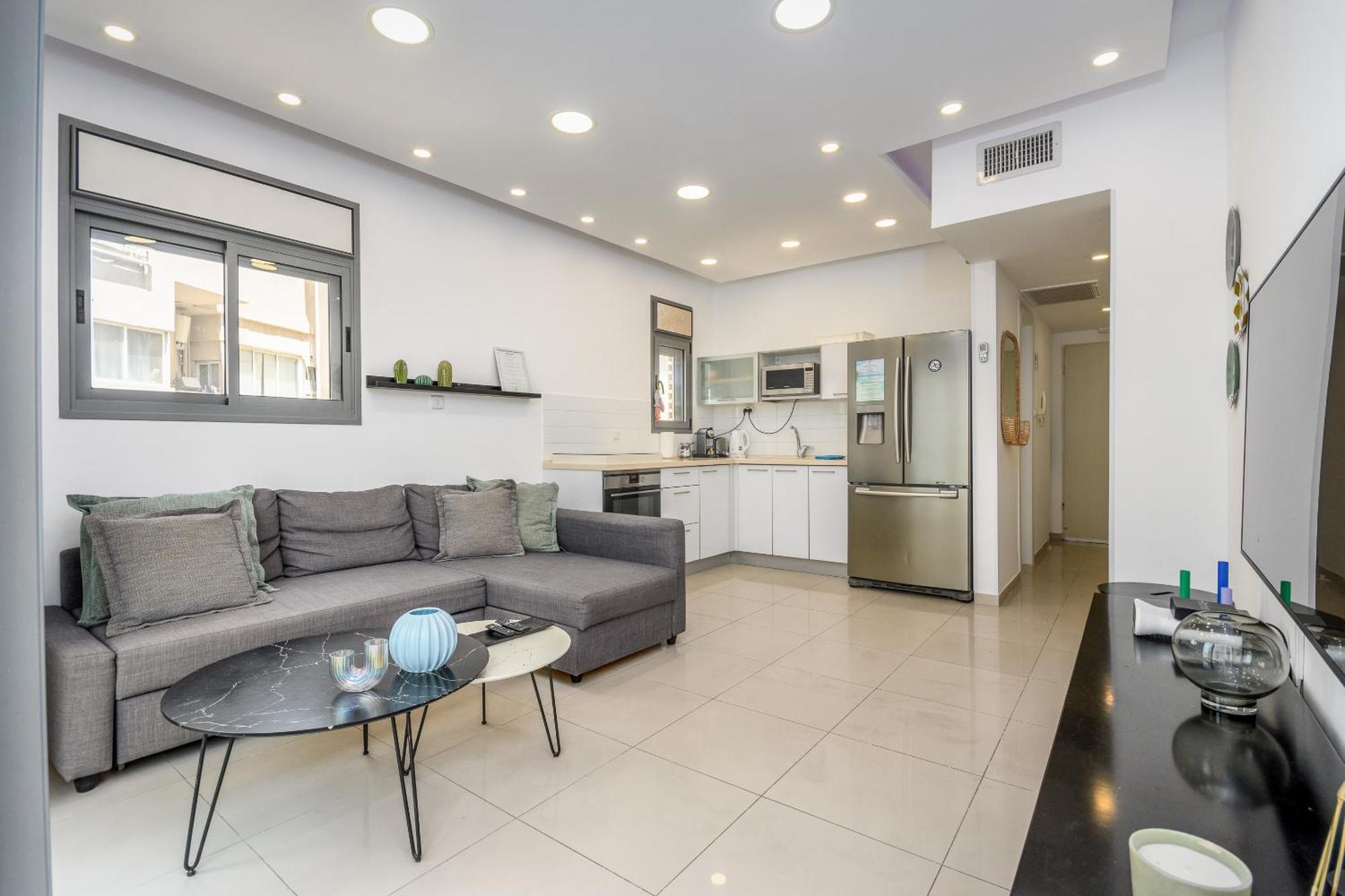 Very Nice 1 Bdr Apartment 2 Min From The Beach ! เทลอาวีฟ ภายนอก รูปภาพ